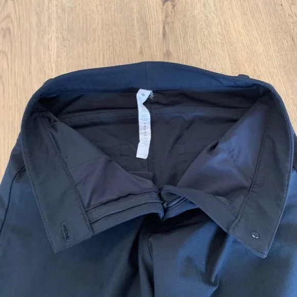 Lululemon Women’s 5 Pocket Wide-Leg Cropped Pants Stretch Black Size 27 x 24.5 - Picture 9 of 14